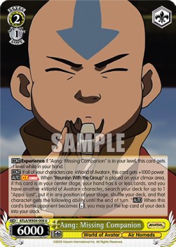 Aang: Missing Companion (V.1 - Uncommon)