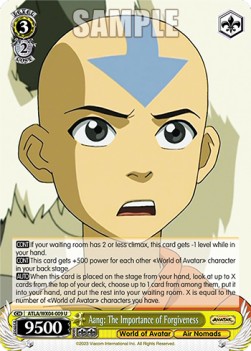 Aang: The Importance of Forgiveness