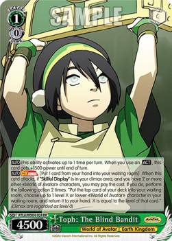 Toph: The Blind Bandit (V.1 - Double Rare)