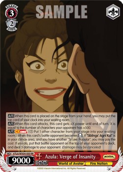 Azula: Verge of Insanity (V.1 - Double Rare)