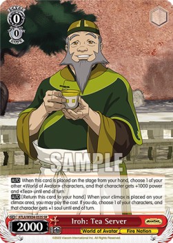 Iroh: Tea Server (V.2 - Super Rare)