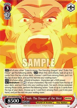 Iroh: The Dragon of the West (V.2 - Super Rare)