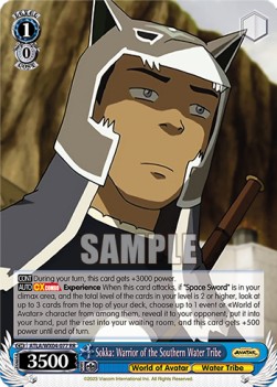 Sokka: Warrior of the Southern Water Tribe (V.1 - Double Rare)