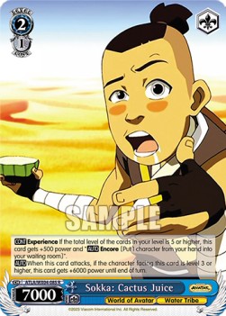 Sokka: Cactus Juice (V.1 - Rare)