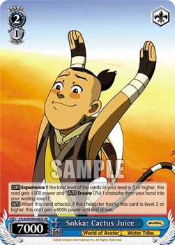 Sokka: Cactus Juice (V.2 - Super Rare)