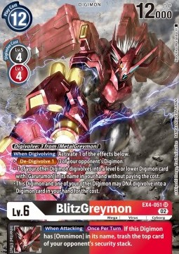 BlitzGreymon (EX4-051) (V.2)