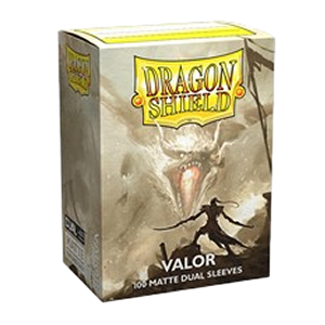 100 Dragon Shield Sleeves - Matte Dual Valor