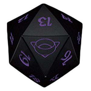 The Lord of the Rings: Tales of Middle-earth: D20 Die (Purple)