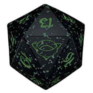 The Lord of the Rings: Tales of Middle-earth: D20 Die (Green)