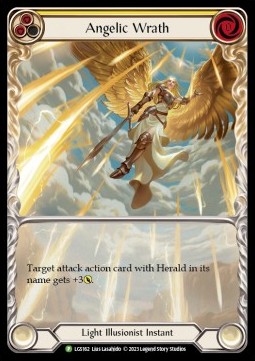 Angelic Wrath (Yellow) (Extended Art Rainbow Foil)