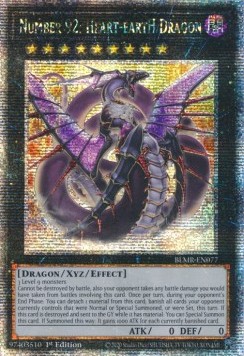 Number 92: Heart-eartH Dragon (V.2 - Quarter Century Secret Rare)