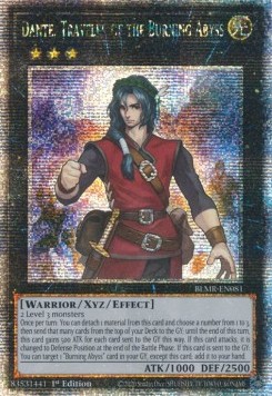 Dante, Traveler of the Burning Abyss (V.2 - Quarter Century Secret Rare)