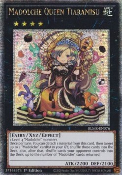 Madolche Queen Tiaramisu (V.2 - Quarter Century Secret Rare)