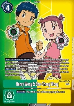 Henry Wong & Shu-Chong Wong (EX4-063) (V.2)