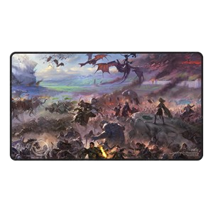 The Lord of the Rings: Tales of Middle-earth: Borderless Scene Black Stitched Playmat