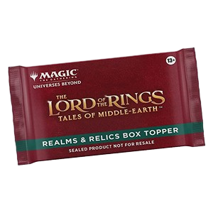 The Lord of the Rings: Tales of Middle-earth "Realms & Relics" Box Topper Booster