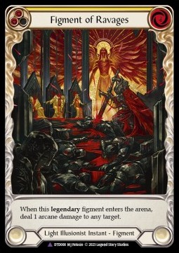 Figment of Ravages // Sekem, Archangel of Ravages (Marvel)