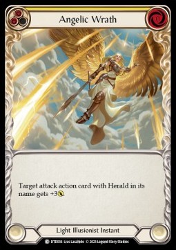 Angelic Wrath (Yellow) (Rainbow Foil)