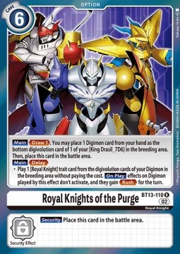 Royal Knights of the Purge (BT13-110)