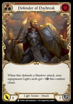 Defender of Daybreak (Red) (Rainbow Foil)