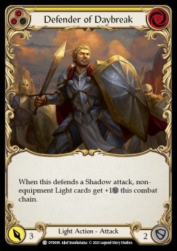 Defender of Daybreak (Yellow) (Rainbow Foil)