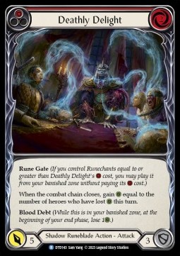 Deathly Delight (Red) (Rainbow Foil)