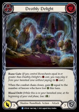 Deathly Delight (Blue) (Rainbow Foil)