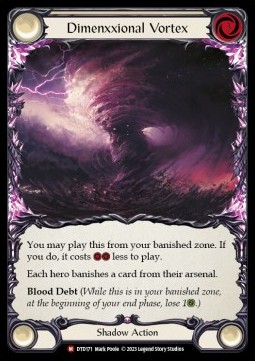 Dimenxxional Vortex (Rainbow Foil)