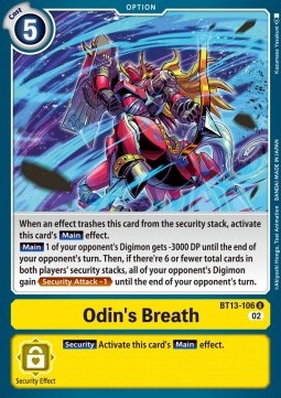 Odin's Breath (BT13-106)