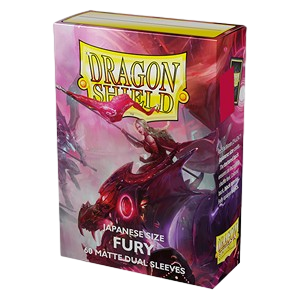 60 Small Dragon Shield Sleeves - Matte Dual Fury