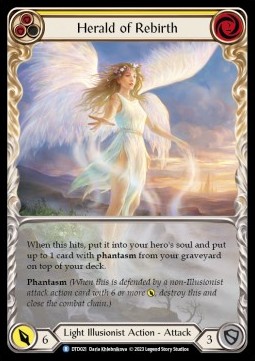 Herald of Rebirth (Yellow) (Extended Art Regular)