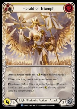 Herald of Triumph (Yellow) (Extended Art Regular)