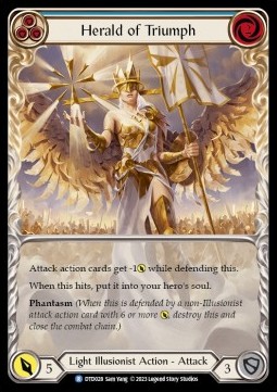 Herald of Triumph (Blue) (Extended Art Regular)