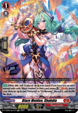 Blaze Maiden, Shahdia [D Format]