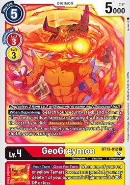 GeoGreymon (BT13-012)