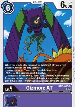 Gizmon: AT (BT13-083)