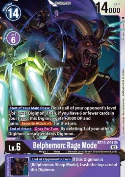 Belphemon: Rage Mode (BT13-091) (V.1)