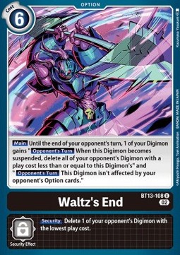 Waltz´s End (BT13-108)