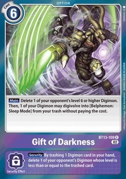 Gift of Darkness (BT13-109)