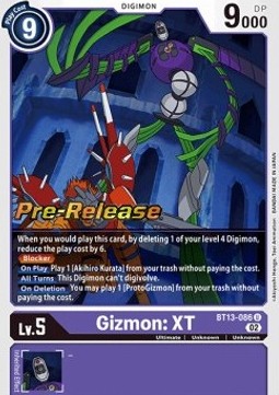 Gizmon: XT (BT13-086)