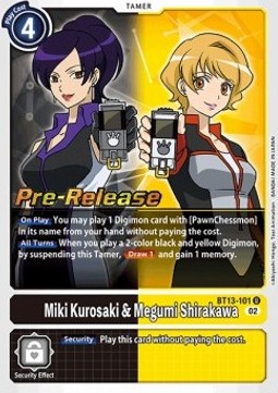 Miki Kurosaki & Megumi Shirakawa (BT13-101) (V.1)