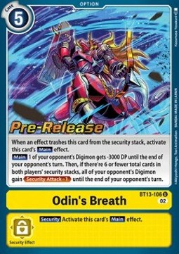 Odin's Breath (BT13-106)