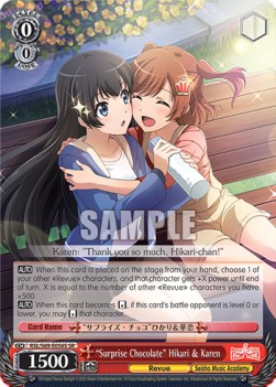 "Surprise Chocolate" Hikari & Karen (V.2 - Super Rare)