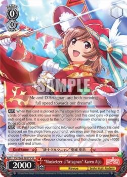 "Musketeer d'Artagnan" Karen Aijo (V.2 - Super Rare)