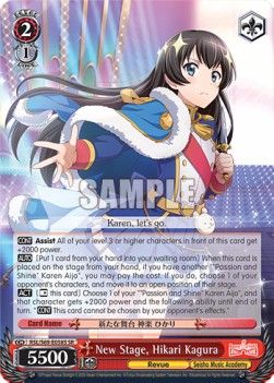 New Stage, Hikari Kagura (V.2 - Super Rare)