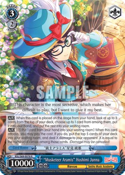 "Musketeer Aramis" Hoshimi Junna (V.1 - Rare)