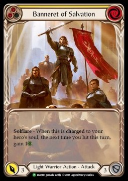 Banneret of Salvation (Extended Art Rainbow Foil)