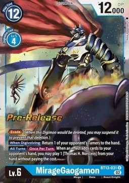 MirageGaogamon (BT13-031)