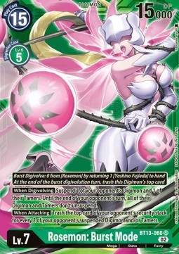 Rosemon: Burst Mode (BT13-060) (V.3)