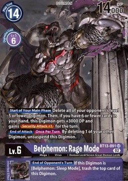 Belphemon: Rage Mode (BT13-091) (V.2)